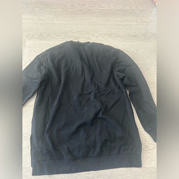 Phillip Lim Lightning Bolt Cutout Pullover Sweater Size S Black Oversized - Picture 8 of 9